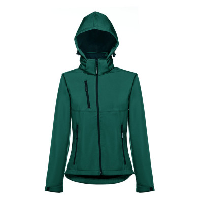 THC ZAGREB WOMEN. Casaco softshell cintado para senhora
